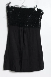 Jane Norman Womens Sequinned Y2K Sleeveless Dress - Black - Size 10 (D34) - Picture 1 of 4