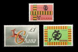 GHANA 1961 # 95-97 Complete Set of MNH Postage Stamps - Picture 1 of 1