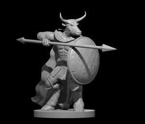 Minotauro Hoplite para D&D Dungeons and Dragons Pathfinder DND Mini - Imagen 1 de 1