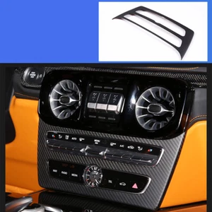 For Benz W464 G500 G63 2019-2023 Matte Carbon Fiber Console AC Panel Cover Trim - Bild 1 von 2