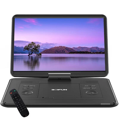 Tragbarer DVD-Player 17,5 Zoll mit großem 15,6-Zoll-HD-Bildschirm 6 Stunden Akku - Bild 1 von 4
