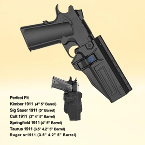 1911 Holster Fit Tisas 1911 A1 Wilson Combat Rock 1911 Remington 1911 R1 Holster - Picture 1 of 7
