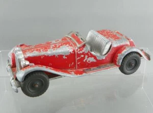 Vintage 1950s Hubley Kiddie Toy No.485 Steel Metal 9" Red MG Roadseter 4 Restore - Picture 1 of 11