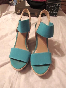 Ladies Wedge Shoes - Sandals - size 6 - Picture 1 of 5
