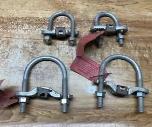 Lotto di 4 vecchi stock Thomas & Betts morsetto a terra per tubi acqua, idraulici - Foto 1 di 12