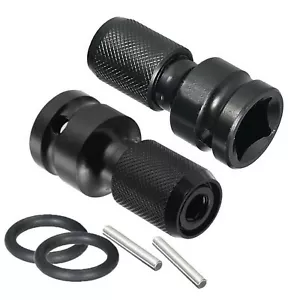 2* Socket Adapter Drill Hex Shank Chuck Change Impact Driver Tool 1/2" To 1/4" - Picture 1 of 16