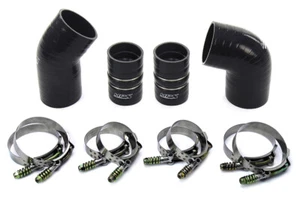 HPS Black Silicone Intercooler Hose Kit for Chevy 04.5-05 Silverado 3500 HD 6.6L - Imagen 1 de 3