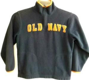 Old Navy-Pullover Fleece Sweatshirt-Kids Boys/Girls Medium 8, Blue-1/4 Zip-Warm! - Imagen 1 de 5