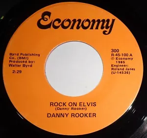 Danny Rooker 45 RPM - Rock On Elvis / Go Back To Him NM VG++ E11 - Imagen 1 de 2