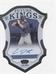 2023 CHRONICLES CROWN ROYALE BASEBALL FUTURE KINGS AUTOGRAFO CADE DOUGHTY 76/99 - Foto 1 di 2
