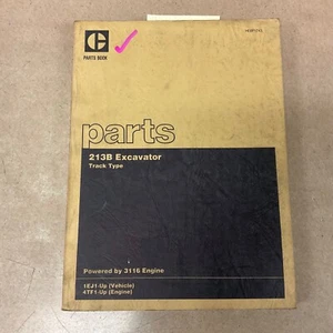 CAT Caterpillar 213B PARTS MANUAL BOOK CATALOG LIST EXCAVATOR HYDRAULIC sn 1EJ - Picture 1 of 4