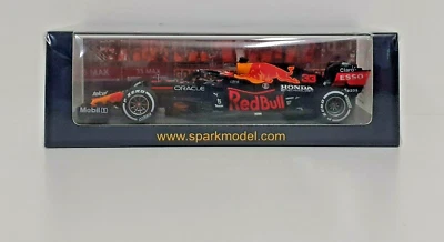 MODELLINO AUTO 1:43 SPARK F1 RED BULL HONDA RB16 VERSTAPPEN WINNER DUTCH GP 2021 - Immagine 1 di 4