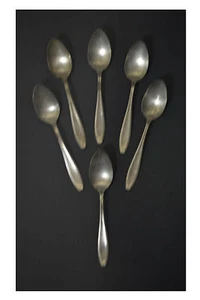 Vintage J.F. Lote de 6 cucharaditas Collins & Co Newark - Imagen 1 de 1