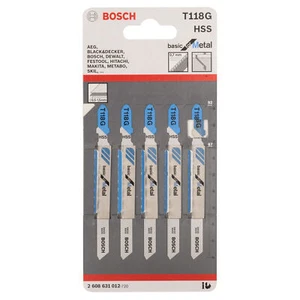 Bosch Stichsägeblatt T 118 G Basic for Metal, 5er-Pack - Bild 1 von 3
