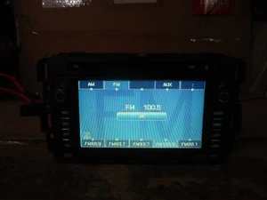 07-14 Chevy Tahoe Radio Stereo Navigation CD Player Receiver Display 15882766 - Picture 1 of 10