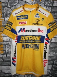 Vintage Cycling jersey shirt pro   Mercatone 1 era Pantani ciclismo maglia bici - Foto 1 di 1