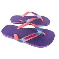 NWOT Havaianas Top Verano Women's Flip Flop Sz 6 Purple Pink Blue Tropical