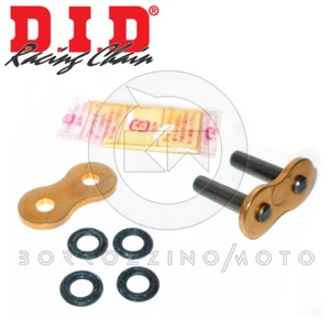 FALSCHE GELENKMASCHE UNIVERSALVERSCHLUSS KETTE 520 VX3 VX2 DID O-RING GOLD  - Bild 1 von 1