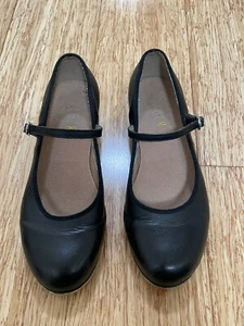 Bloch Tap On Girls Tap Shoes Black Size 6.5 - Picture 1 of 7