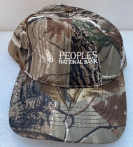 Peoples National Bank Hat Realtree Camo Cap by National Bank Products - Picture 1 of 3