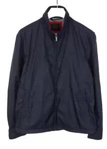 PAUL & SHARK Yachting Jacket Men's XL Mesh Lined High Neck Dark Zip Shiny Look - Picture 1 of 14