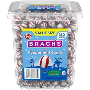 Caramelo suave Bob's rojo y blanco rayas dulces, 61,73 onzas, menta, 350 - Imagen 1 de 13