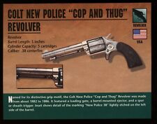 Colt New Police Cop And Thug Revolver Atlas Classic Firearms Card