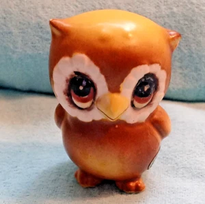 Vintage Josef Originals Owl Figurine Ceramic Japan 1950s Original Label!! - Picture 1 of 9