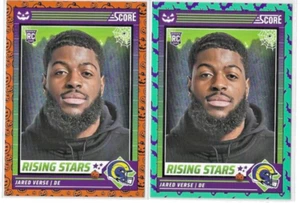 Lote de novato 2024 Panini Score A-Treat Jared verso naranja y verde (2) #23 - Imagen 1 de 1