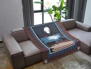 Virah Bella - Moondance - Lightweight Quilted Throw Blanket 50"x60" - Picture 1 of 3