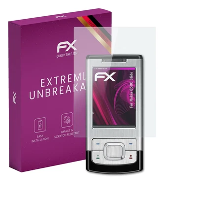 atFoliX Glass Protector for Nokia 6500 Slide 9H Hybrid-Glass - Image 1 of 4