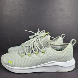 PUMA Women's Softride Finesse Lace Up Sneakers 376038-13 Harbor Mist Lime Sz 8 - Picture 1 of 7