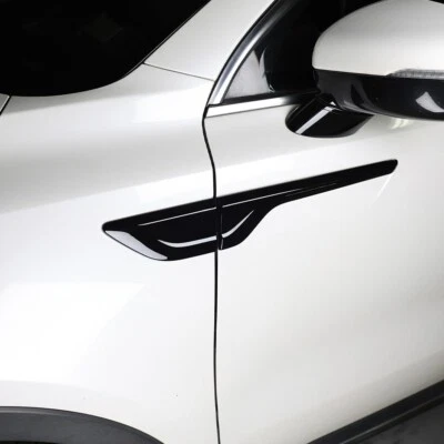 Für Kia Sorento 2021-2023 Schwarz Kotflügel Lufteinlässe Kiemen Grill Abdeckung - Bild 1 von 4