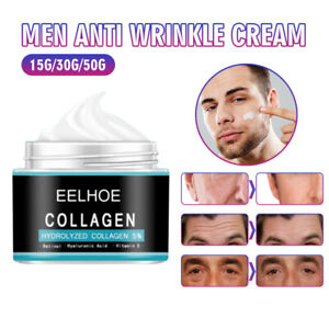 Men's Face Skin Anti-Wrinkle Cream Collagen Retinol Hyaluronic Acid Vitamin E