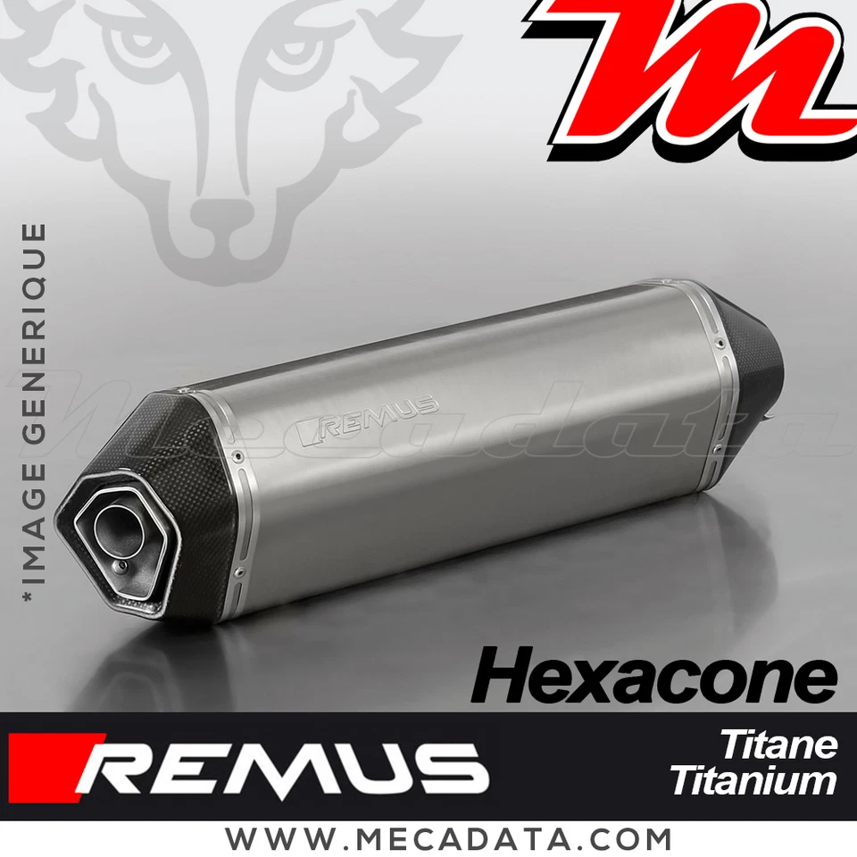 Silenciador Escape Remus Hexacone Titanium Triumph Tiger Explorer XCX 2016 Foto 1 de 1