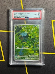 Bulbasaur 166/165 Pokemon TCG Scarlet & Violet 151 English - PSA 10 GEM MINT - Picture 1 of 2