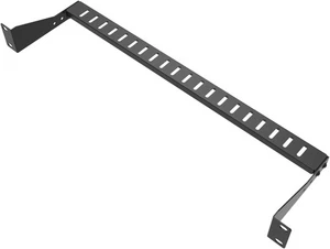 JINGCHENGMEI 1U Horizontal 19-Inch Rack Mount Cable Management 1U1PC, Black - Picture 1 of 7