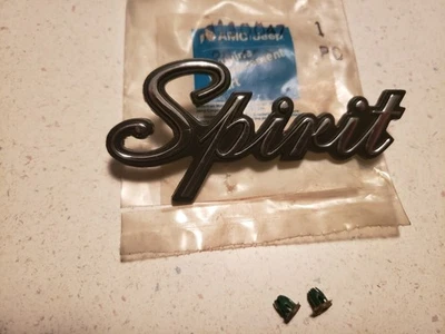 NOS AMC SPIRIT EMBLEM NAMEPLATE BADGE MEDALLION - Image 1 of 4