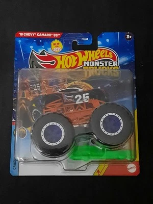 Hot Wheels Monster Trucks 2025 18 Chevy Camaro SS peça solta - Imagem 1 de 4