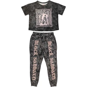 Black Sabbath Psycho Band Logo Pyjamas - Picture 1 of 3