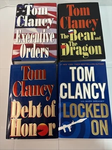 Tom Clancy - Bulk lot Of 4 Books - Preowned - Hardcover - Picture 1 of 5