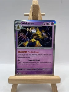 Alakazam 056/132 Mega Evolution Rare Holo Pokemon 2025 TCG Card NM - Foto 1 di 8