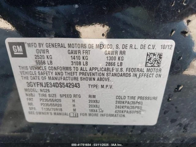 Motor soplador de climatización usado se adapta a: Cadillac Srx 2013 grado A Foto 1 de 4