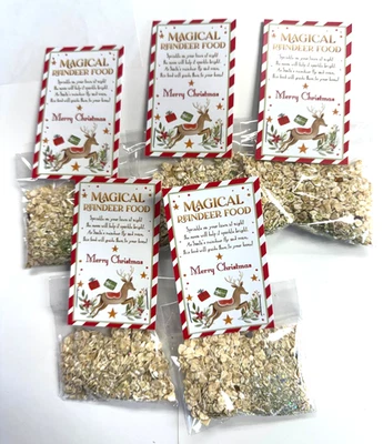 Comida mágica de renos de Nochebuena brilla en tu césped vacaciones de Santa Foto 1 de 3