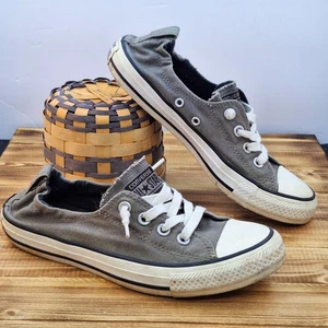 Converse All Star Gray Shoreline Shoes Sneakers Size 8 Stretch Back - Picture 1 of 10