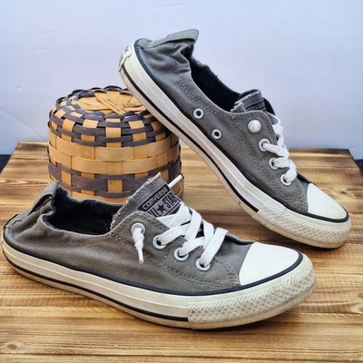 Zapatillas deportivas Converse All Star gris costa talla 8 espalda elástica Foto 1 de 4