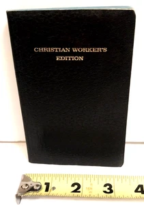 Christian Worker’s New Testament & Psalms KJV Bible - Pocket Edition C. 1959 - Bild 1 von 9