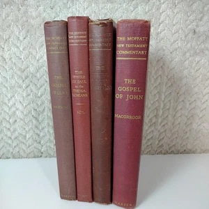 Vintage Moffatt New Testament Commentary Set of 4 Harper & Brothers Hardcover - Bild 1 von 20