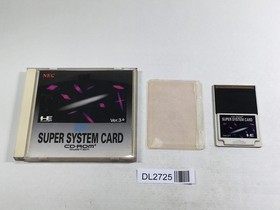 DL2725 Super System Card BOXED PC Engine Japan