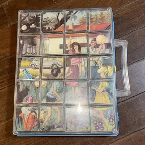 Vintage 20 Kunststoff Block Puzzle 6-seitig Made in West Germany - Bild 1 von 10